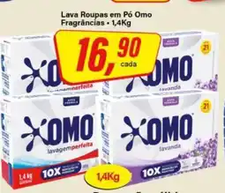 Rede Supermarket Lava Roupas em Pó OMO oferta