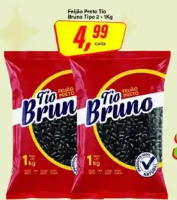 Rede Supermarket Feijão Preto Tio Bruno Tipo 2 oferta
