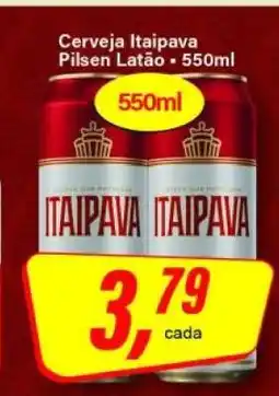 Rede Supermarket Cerveja Itaipava Pilsen Latão oferta