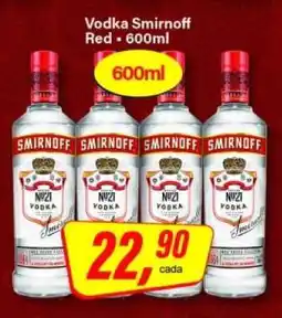 Rede Supermarket Vodka Smirnoff Red oferta