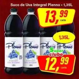 Rede Supermarket Suco de Uva Integral Plenno oferta