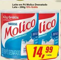 Rede Supermarket Leite em Pó Molico Desnatado oferta