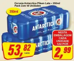 Rede Supermarket Cerveja Antarctica Pilsen Lata - 350ml oferta