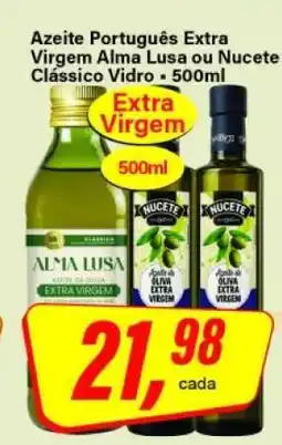 Rede Supermarket Azeite Português Extra Virgem Alma Lusa ou Nucete Clássico Vidro - 500ml oferta