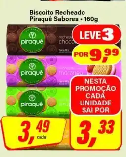 Rede Supermarket Biscoito Recheado Piraquê Sabores oferta