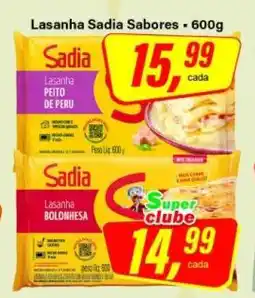 Rede Supermarket Lasanha Sadia Sabores oferta