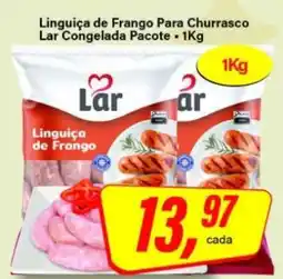 Rede Supermarket Linguiça de Frango Para Churrasco Lar Congelada Pacote oferta