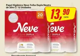 Rede Supermarket Papel Higiênico Neve Folha Dupla Neutro oferta