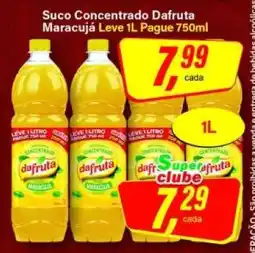 Rede Supermarket Suco Concentrado Dafruta Maracujá oferta
