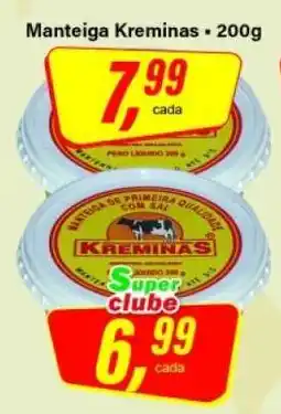 Rede Supermarket Manteiga Kreminas oferta