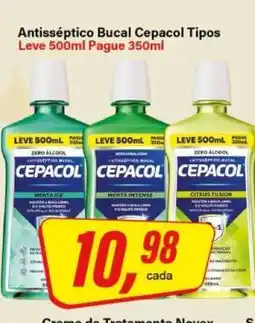 Rede Supermarket Antisséptico Bucal Cepacol Tipos oferta