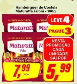 Rede Supermarket Hambúrguer de Costela Maturatta Friboi oferta