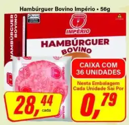 Rede Supermarket Hambúrguer Bovino Império oferta