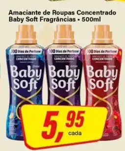 Rede Supermarket Amaciante de Roupas Concentrado Baby Soft Fragrâncias oferta