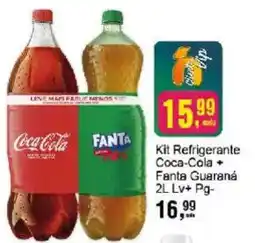 Negreiros Kit Refrigerante Coca-Cola + Fanta Guaraná oferta