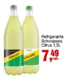 Negreiros Refrigerante Schweppes Citrus oferta