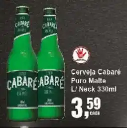 Negreiros Cerveja Cabare Puro Malte oferta