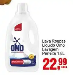 Negreiros Lava Roupas Líquido Omo Lavagem Perfeita oferta