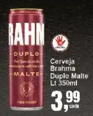 Negreiros Cerveja Brahma Duplo Malte oferta