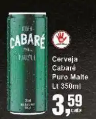 Negreiros Cerveja Cabaré Puro Malte oferta