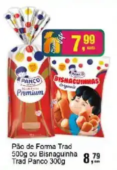 Negreiros Pão de Forma Trad Bisnaguinha Trad Panco oferta