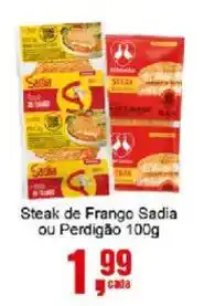 Negreiros Steak de Frango Sadia ou Perdigão oferta