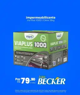Lojas Becker Impermeabilizante Via Plus 1000 oferta