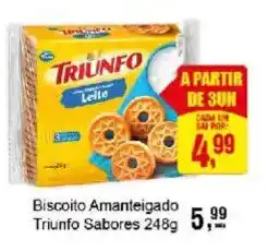 Negreiros Biscoito amanteigado triunfo sabores oferta