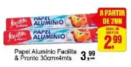 Negreiros Papel Alumínio Facilita & Pronto oferta