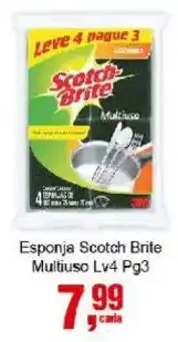 Negreiros Esponja scotch brite multiuso lv4 pg3 oferta