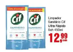 Negreiros Limpador Sanitário Cif Ultra Rápido oferta
