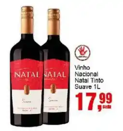 Negreiros Vinho Nacional Natal Tinto Suave oferta