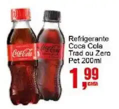 Negreiros Refrigerante Coca Cola Trad ou Zero oferta