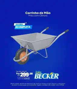 Lojas Becker Carrinho de Mão Pneu com Câmara oferta
