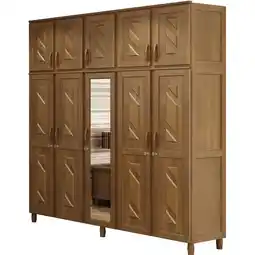 Benoit Guarda Roupa / Roupeiro Cavazotto Grécia 5 Portas 3 Gavetas com Espelho e Maleiro 221 x 214 oferta