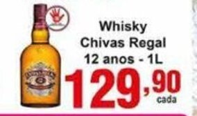 Rossi Supermercado Whisky Chivas Regal 12 anos 1L oferta