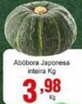 Rossi Supermercado Abobora Japonesa Inteira 1kg oferta