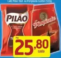 Supermercados Guanabara Café Pilão Trad. ou Pimpinela Golden oferta