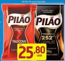 Supermercados Guanabara Café pilão tradicional ou 252º graus oferta
