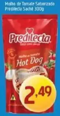 Supermercados Guanabara molho de tomate saborizado hot dog oferta