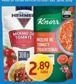 Supermercados Guanabara molho de tomate hemmel ou knorr oferta
