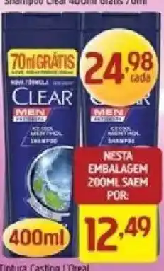 Supermercados Guanabara Shampoo clear oferta