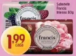 Supermercados Guanabara Sabonete francis intenso oferta
