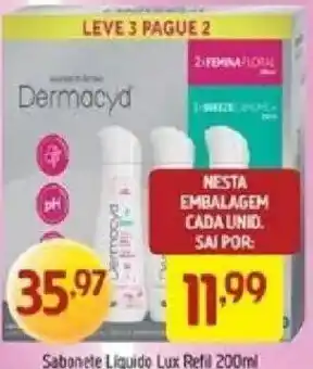 Supermercados Guanabara Sabonete liquido lux oferta