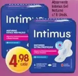 Supermercados Guanabara Absorvente Intimus Gel Noturno oferta