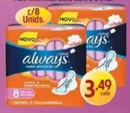 Supermercados Guanabara Always super proteção oferta