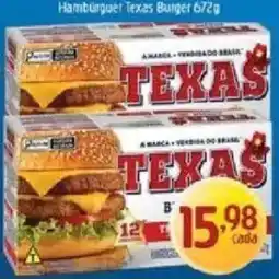 Supermercados Guanabara Hambúrguer texas burger oferta
