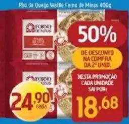 Supermercados Guanabara Pão de Queijo Waffle Ferme de Minas oferta
