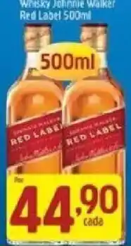 Supermercados Guanabara Whisky Johnnie Walker Red Label oferta