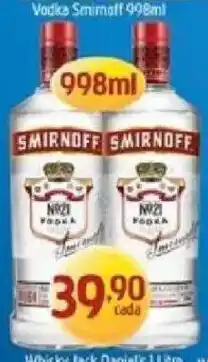 Supermercados Guanabara Vodka smirnoff oferta